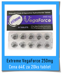 Extreme VegaForce 250mg extra tvrdé stoporenie penisu