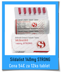 Sildalist 140mg Strong Sildenafil a Tadalafil spolu